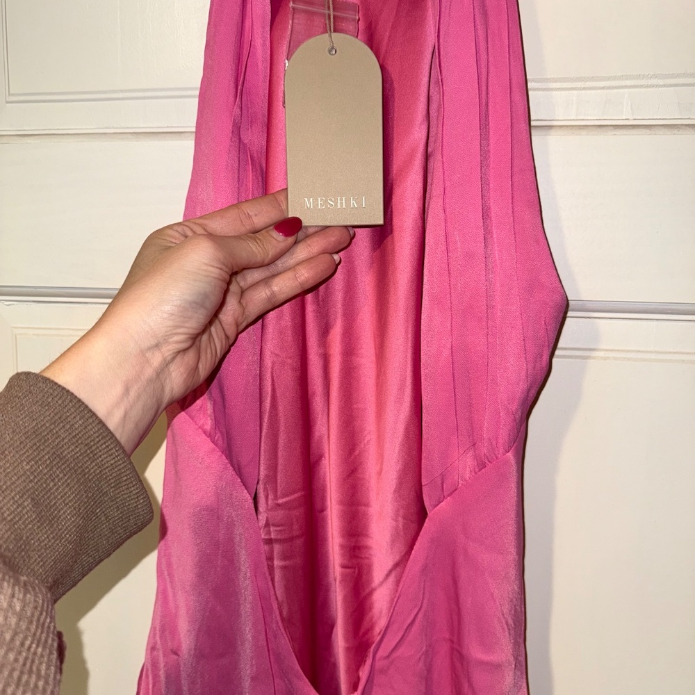 Meshki Claire A Line Minidress Pink size S - Picture 7 of 9